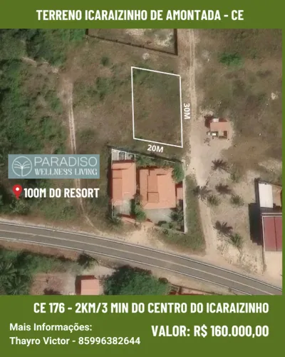 Terreno em Icaraizinho de Amontada 600m²