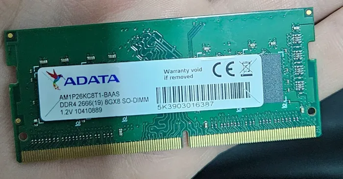 Memória RAM 8GB DDR4 2666MHz Notebook ADATA