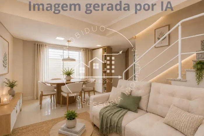 Triplex, 140m2, 4 vagas, ático no Xaxim!