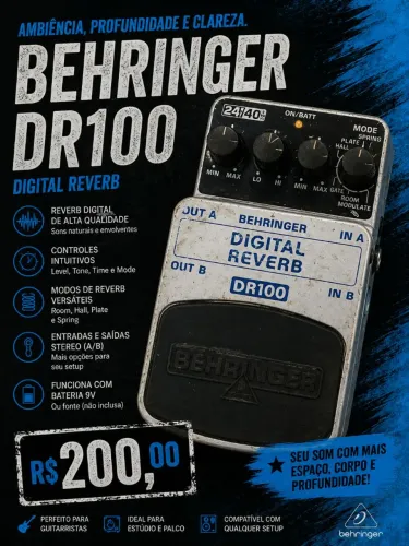 Pedal Reverb Beringher
