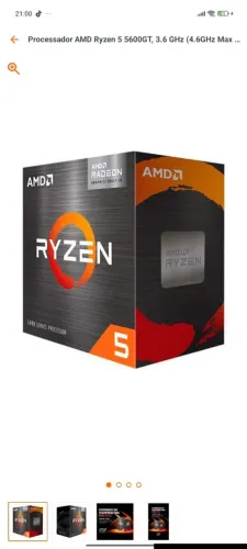Vendo processador Ryzen 5 5600gt