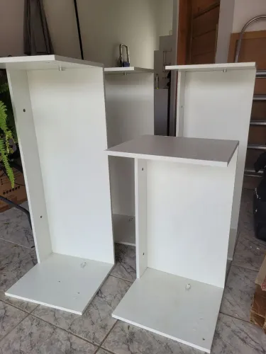 Conjunto 4 cabideiros, prateleira de parede