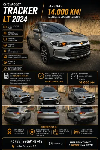 Chevrolet Tracker LT 1.0 Turbo 12V Flex AUT 2024