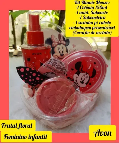 Kit Infantil Feminino Minie Mouse