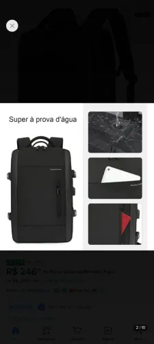 Mochila viagem nova super indico para vcs que viagem muito excelente
