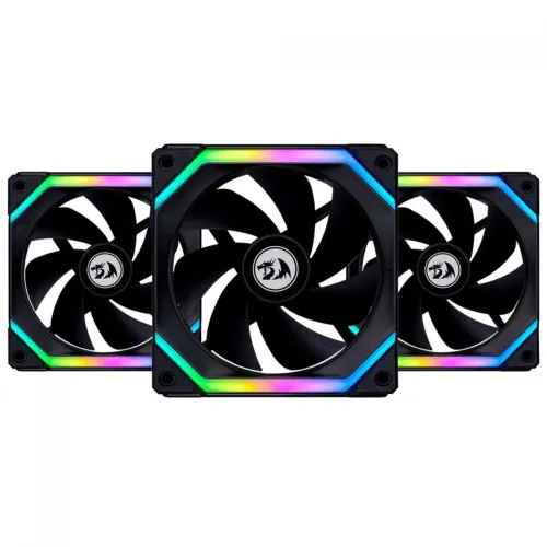 KIT 3 FANS LIAN LI REDRAGON SPEC UNIFAN 120MM ARGB
