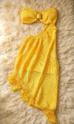Vestido tipo saída de praia veste P M 