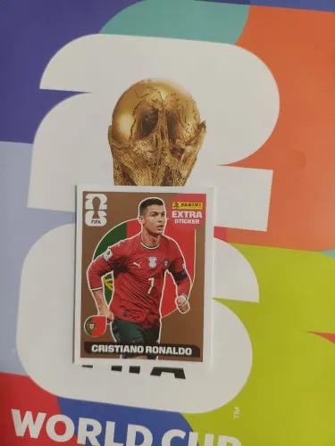 Extra sticker Cristiano Ronaldo bronze cup26