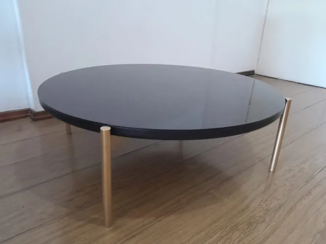 Mesa Varanda Madeira com Acrílico 1,20 x 35 Vintage Retirada Imediata Tijuca hoje 