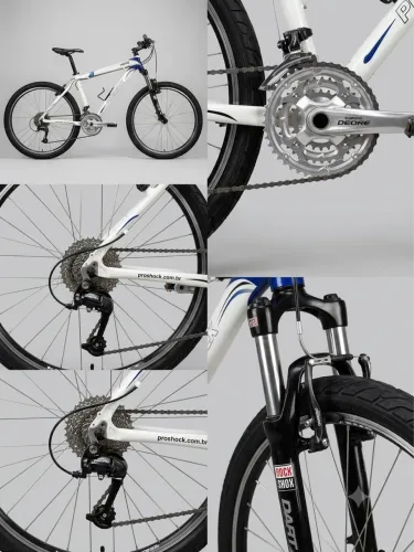 Bicicleta Proshock Venta Aro 26 - Quadro 17 Alumínio - Full Shimano Deore