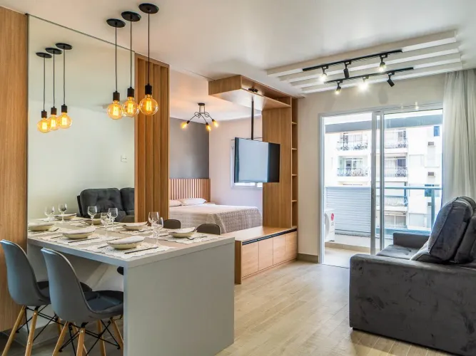 Apartamento, para aluguel, 1 quarto, sendo e 1 vaga - 3.850,00