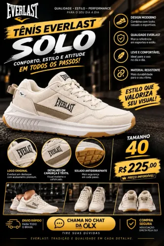 Tênis Everlast solo