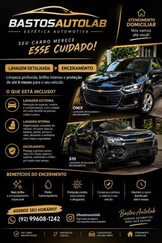 BASTOSAUTOLAB estética automotiva domiciliar
