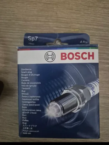 Jogo de Velas de Ignição Bosch SP7 FR6D - 4 Peças Novas (Original)