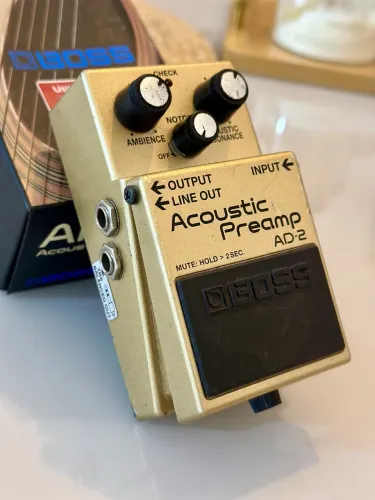 Pedal Boss Ad-2 Acustic Preamp Violão Pré Amplificador 
