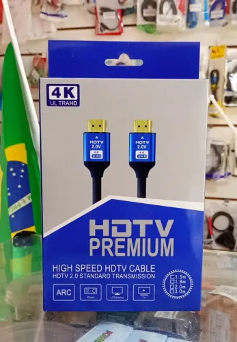 Cabo HDMI 2.0 4K Ultra HD Premium 1,5m - Novo