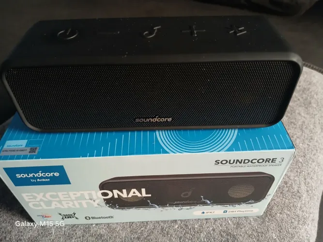 CONSERVADISSIMA Caixa de Som Bluetooth Anker Soundcore 3 - À Prova D'Água IPX7