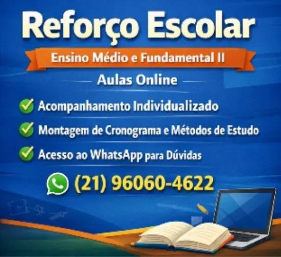 Reforço escolar e aulas particulares