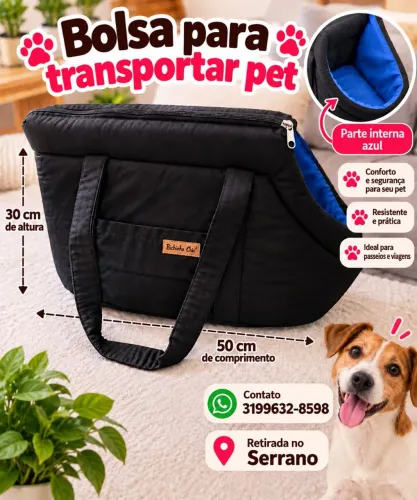 Bolsa para transporte de pet