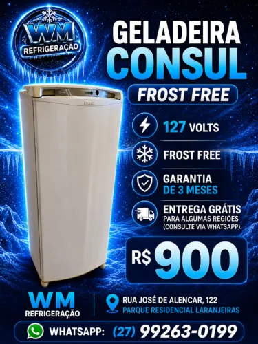 Geladeira Consul Frost Free 127V - Seminova | R$ 900