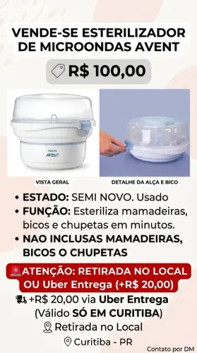 Esterilizador avent