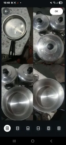 Kit de 3 panelas e 1 frigideira