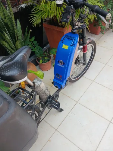 Bike elétrica top pra fazer entregas ou mercado