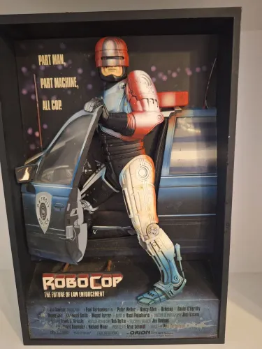 Poster 3D Filme ROBOCOP Clássico Raro