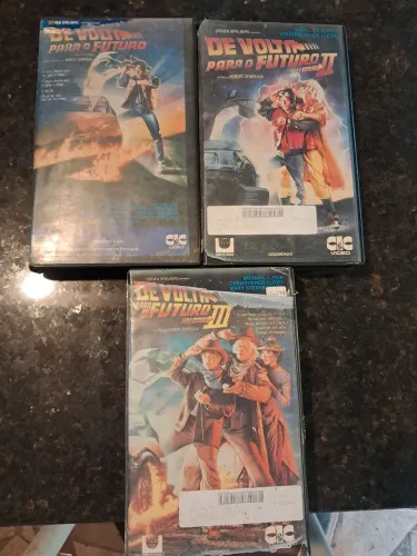 VHS Devolta para o futuro 1,2 e 3.