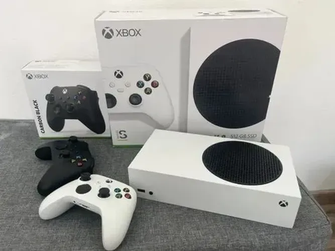 Xbox series s 2 controles com caixa