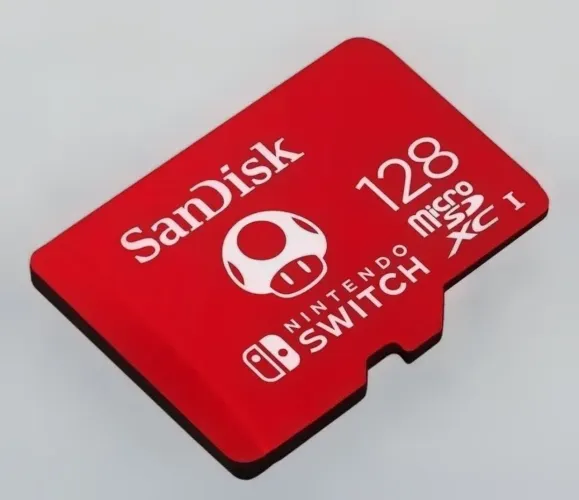 Cartão de memória 128gb Nintendo Switch novinho