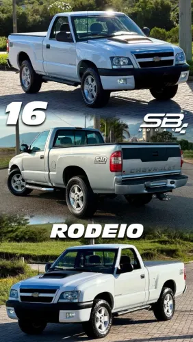 Rodas Chevrolet S10 Rodeio Prata 5x120 novas