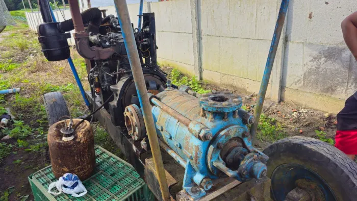 MOTOR DIESEL MWM + BOMBA DE IRRIGAÇÃO 5 DISCOS