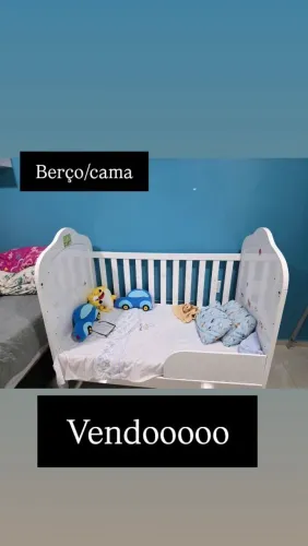 BERÇO AMERICANO VIRA CAMA