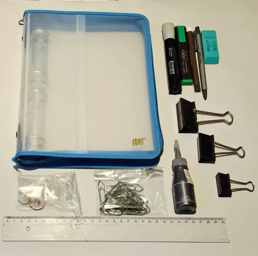 KIT ESCOLAR COM FICHÁRIO 