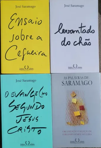 Ensaios Sobre a Cegueira; Levantado do Chão; O Evangelho Segundo Jesus Cristo 70 cada