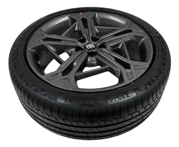 Roda C/ Pneu Fiat Fastback Abarth 2023 R18 (a) Preto
