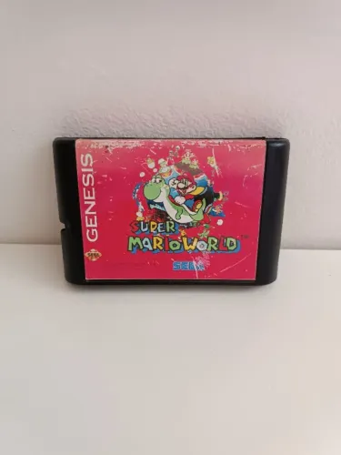 Super Mario World para Mega Drive - Cartucho Rom Hack Raro