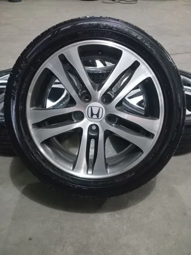 RODAS 100% ORIGINAIS HONDA CIVIC ARO 16 PNEUS 70% DE BORRACHA 