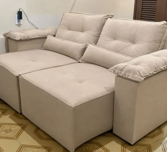 Sofa retrátil reclináveis direito da fabrica