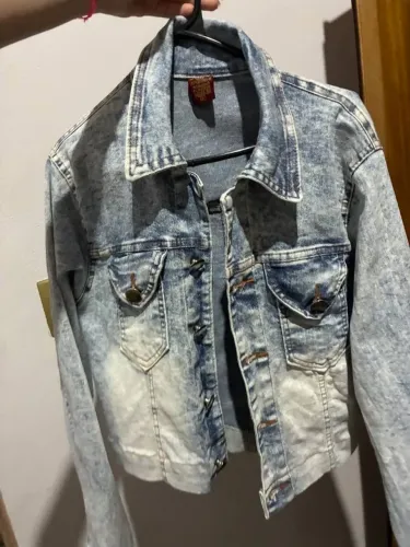 Jaqueta jeans cropped