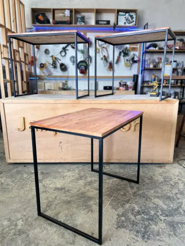 Mesa estilo industrial 