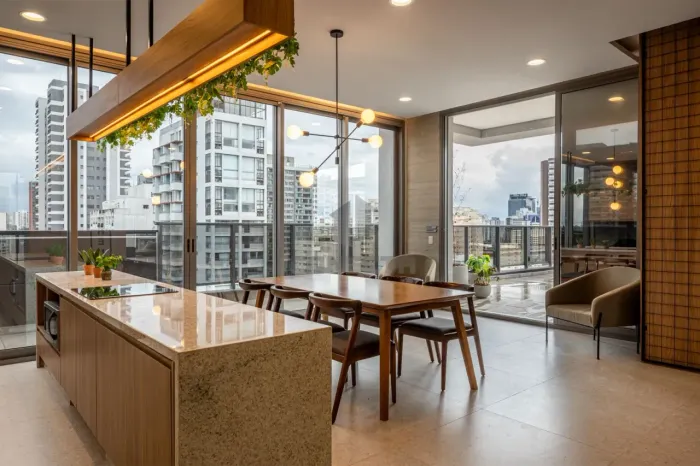 Studio no Brooklin, São Paulo - 17,49m² e lazer