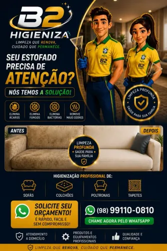 Higienização de Estofados