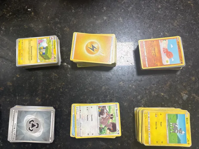 +500 Cartas de Pokémon originais