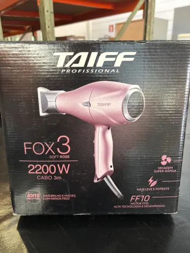 Secador Taiff Fox 3 soft rose 2200w