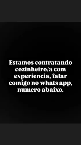 Cozinheiro/a com experiencia