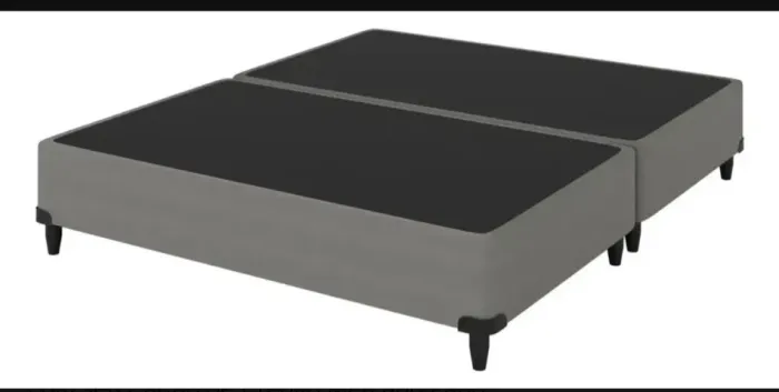 Cama box + colchão king size