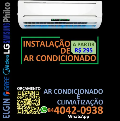 Instalação de Ar Condicionado e Manutenção Em Central Split [Instalação R$ 295]  