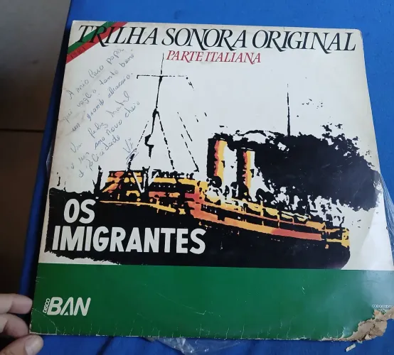 Lp Novela - Os Imigrantes - parte italiana 1981